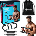 Gorilla Bar Chest Workout Equipment with Multi-Level Adjustment 30-120lbs Twister Chest and arm Trainer for Men – Chest Exerciser, Portable Arm and Chest Workout Flex Bar and Muscle Strength Trainer