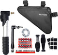Bike Tool Kit, Repair Kit with 44 in 1 Multitool, Frame Bag, Mini Pump, Spoke Wrench, Tire Lever Patches Bicycle Accessories Set for Adult Bikes Road Mountain MTB