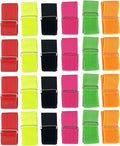 24 Pack 3 Legged Race Bands Colorful Firm Elastic Tie Rope for Outdoor Fun (24)