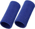 Willbond 6 Inch Wrist Sweatband Sport Wristbands Elastic Athletic Wrist Bands for Sports 2 Pieces