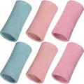WILLBOND 6 Inch Wrist Sweat Bands for Men Women Tennis Elastic Athletic Long Sweatband Wrist Absorbent for Basketball Tennis Running Outdoor Activity