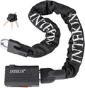Bike Chain Lock 3FT/4FT/5FT Heavy Duty Bike Lock Anti-Theft Bicycle Chain Lock 8mm/10mm Thicker Bicycle Lock Chain Bike Lock with 3 Keys for Bike, Motorcycle