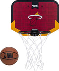 Franklin Sports NBA Team Over The Door Basketball Hoop - Kids Indoor Mini Basketball Hoop with Basketball - NBA Fan Shop Mini Hoop for Bedroom & Office