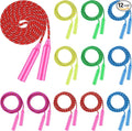 Aneco Colorful Jump Rope Bulk Exercise Equipment 7.2 Feet Nylon Jump Rope Colored Rope for Outdoor Fun Exercise Fitness Activity Party Favors