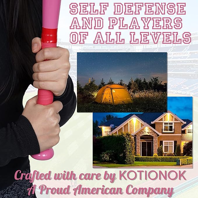 Aluminum Baseball Bat - 28-30 Inch 35 Oz - Softball, Self Defense, Batting Practice, Pickup Games and Home Security - Metal Tball Bat - KOTIONOK