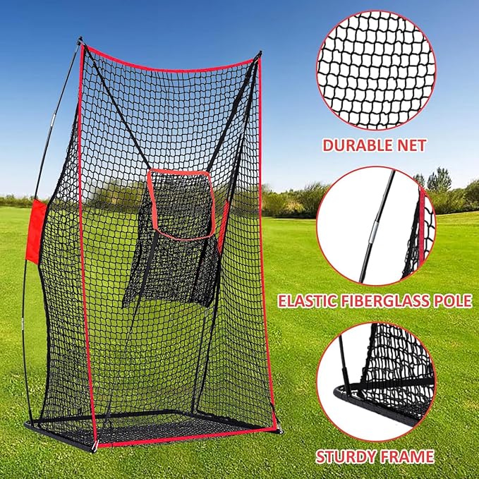Football Net Portable Football Throwing Net Football Kicking Cages for Throwing
