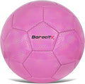 Soccer Ball - Premium Boy and Girl Official Match Ball with Cool Reflective Iridescent Rainbow Hex Pattern, Durable, Indoor, Outdoor, Training, Practice, Playtime and Games