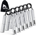 Grip Strength Trainer 6 Pack,100LB-350LB Hand Exerciser Gripper Forearm Finger Strengthener Non-Slip Suitable for Hand Rehabilitation Finger Strength Training, Muscle Building, Home Gym