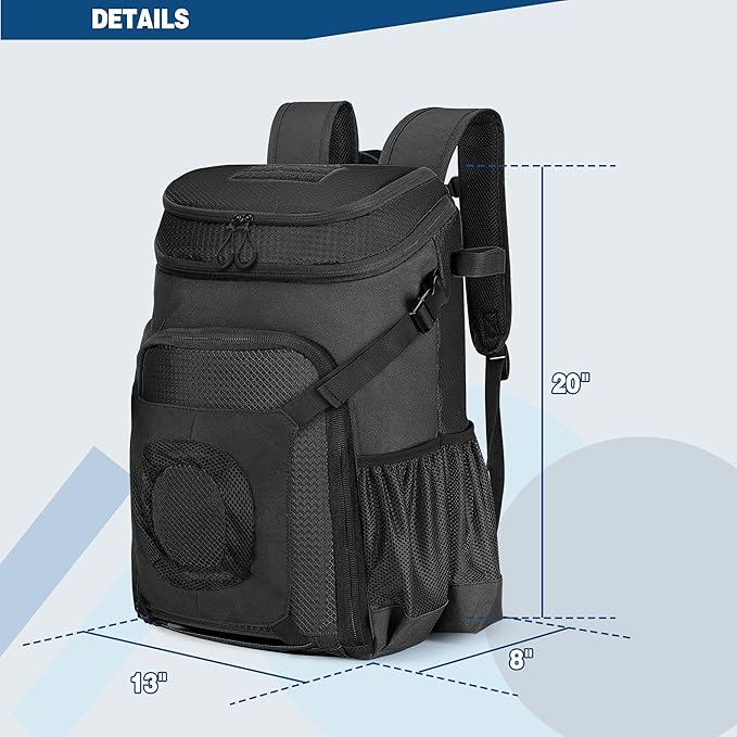 Baseball Bag for Adult and Youth, Baseball Backpack Softball Bag with Helmet Holder, Shoe Compartment and Fence Hook