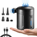 Portable Air Pump for Inflatables, 6000 mAh Rechargeable Air Mattress Pump, 4.5kPa Quick-Fill Inflate Deflate Pumps for Outdoor Camping, Pool Floats, Air Mattress Beds, Swimming Ring
