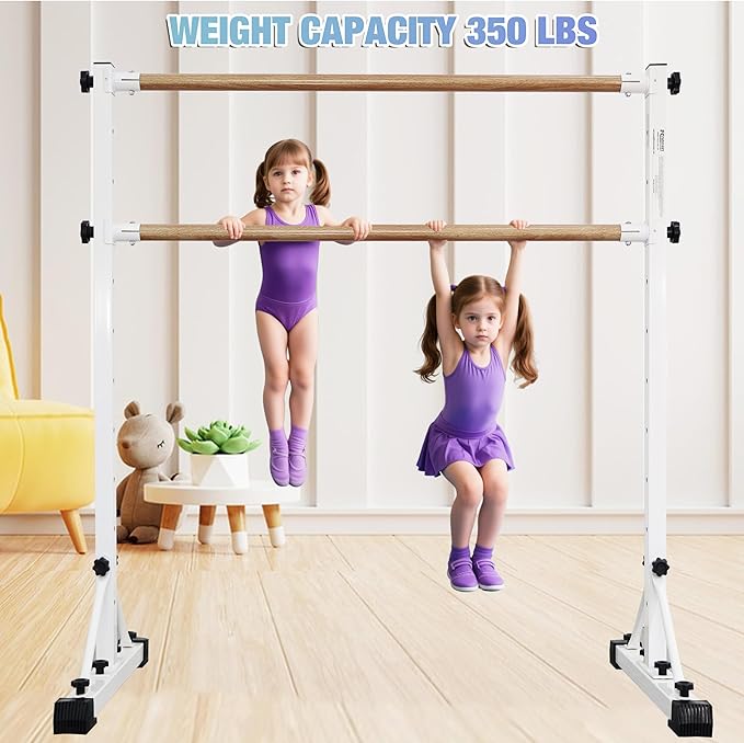 Adjustable Ballet Barre,Portable Dance bar,Fitness Equipment for Dance & Balance Excercise,Super Sturdy for Balance Workout,Weight Limit 250 LBS