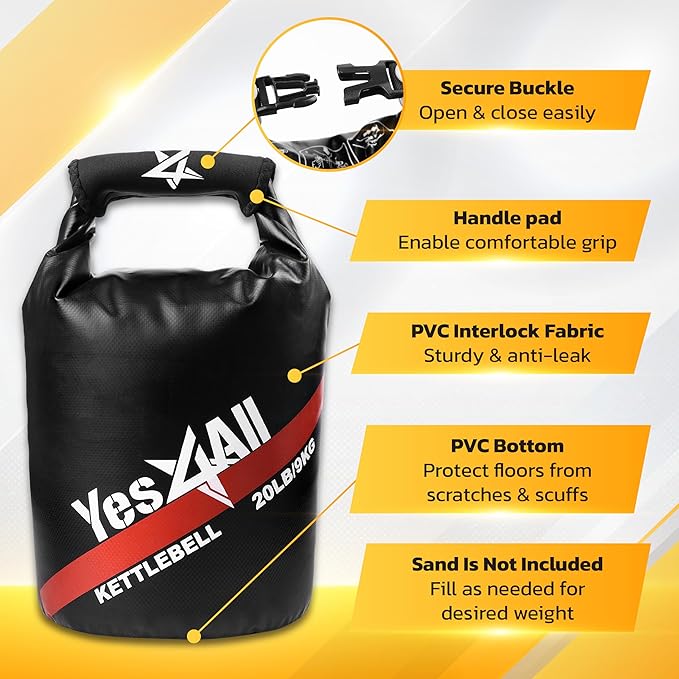 Yes4All Cast Iron Kettlebell