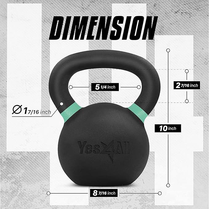 Yes4All Cast Iron Kettlebell