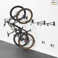 StoreYourBoard SwivelStow Mountain Bike Storage Rack 4 Pack – Heavy Duty Bike Hanger, No-Lift Bike Wall Mount for Garage Bike Storage, MTB and E-Bike, Holds 70 lbs, Patent-Pending