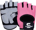 Workout Gloves for Men and Women Weight Lifting Gloves Gym Fitness Exercise Cycling Pull ups Microfiber Lightweight Breathable Non-Slip Silicone Padded Palm Grip Protection