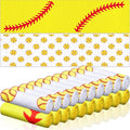 24 Pcs Sports Cooling Towels Baseball Basketball Softball 40 x 12 Inch Breathable Soccer Football Volleyball Microfiber Ice Towel Fast Drying for Sport Party Favors Team Gift(Yellow,Softball)