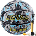 SQUAD NightPlay Reflective Basketball Size 5, Size 7 - Cool Holographic Glow Basketball for Night Game, Ideal Gift for Boys Girls 10-14 Year Old, Cool Teen Toys