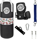 Punching Bag w/Boxing Gloves | Junior 2FT Punching Bag Set with Mount & Hanger | Youth Punching Bag with Free Boxing Gloves for Boxing Training MMA BJJ Muay Thai Workout
