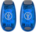 LED Safety Light 2 Pack - Nighttime Visibility for Runners, Cyclists, Walkers, Joggers, Kids, Dogs, Relays & More - Clip to Clothes Strap to Wrist, Ankle, Bike, Collar, or Just About Anywhere!