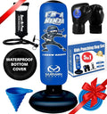 Marwan Sports 5-in-1 Inflatable Punching Bag for Kids – 63" Karate Toy Set with Boxing Gloves, Durable Fast Rebound, Active Play, Stress Relief Christmas/Birthday Gift for Boys & Girls Ages 4-12