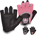 FIGHTSENSE Workout Gloves for Men Women, Weight Lifting Gloves with Non-Slip Silicon Padded Palm, Breathable, Lightweight Exercise Gym Gloves for Weightlifting Powerlifting Cycling Rowing