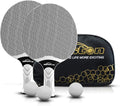 Senston Table Tennis Rackets Set, Professional Table Tennis Racket with 3 Balls, Composite Rubber Ping Pong Paddle Set