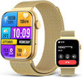 2025 Smart Watches for Women Men Blood Pressure, 1.9"AMOLED Display,AI Watch Face/Da GPT AI/AI Voice, 24/7 Heart Rate Stress Sleep Monitor, IP68 Waterproof, 123 Sports Fitness Tracker for Android iOS