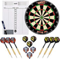 Vapor 180 Bristle Dartboard Staple Free Bullseye Steeltip Darts Extra Flights