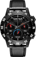 KAVVO Oyster Urban Smart Watch for Men, 46mm Fitness Smartwatch with Blood Oxygen Heart Rate Sleep Monitor, Multiple Sports Modes Tracker for Android iOS Phones (Cool Black)