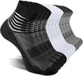 IRAMY Compression Ankle Support Socks Coolmax Wicking Cushioned Athletic Plantar Fasciitis Relief Men Women 2/3/6 Pairs