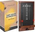 Play Platoon Dart Scoreboard & Darts Holder Wall Mount with Bottle Opener - Wood Score Board, Professional Darts Accessories, Dart Holder