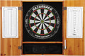 Viper by GLD Products Metropolitan Solid Wood Cabinet & Sisal/Bristle Dartboard Play-Ready Bundle