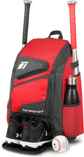 Baseball Bag - Backpack for Baseball, Softball, Tball - Adults & Youth Bat Bag