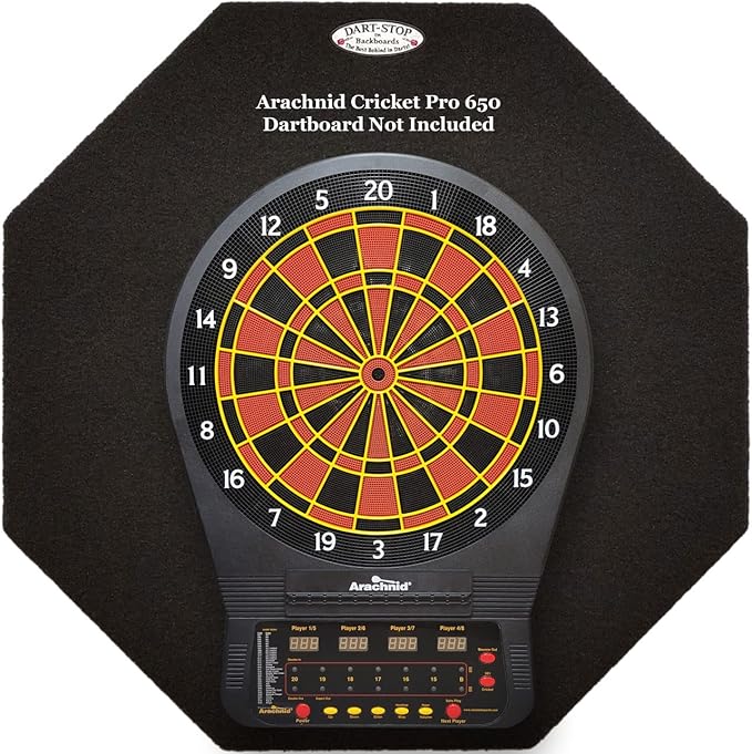 36 inch Professional Dart Board Backboard, Octagonal | Wall Protector | Dartboard Surround