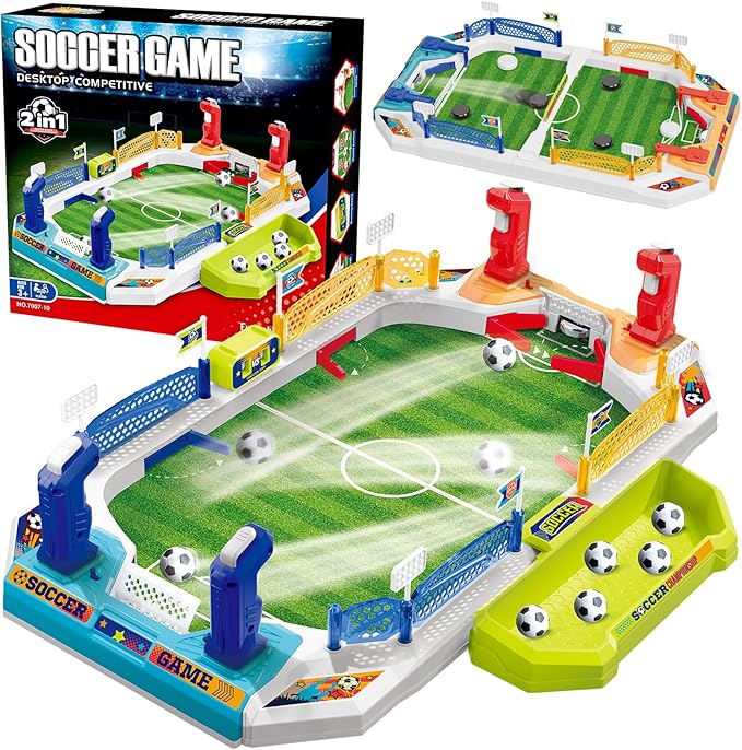 SpringFlower Mini Foosball Table Game for Kids, Soccer Board Game Gifts for 4 5 6 7 8-12 Year Old Boys, Toys for Age 4-6 5-7 8-12, Birthday Soccer Gifts Toy for Boys Girls