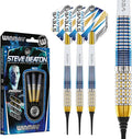 WINMAU Darts - Professional Player - Steve Beaton Legacy Edition 90% Tungsten Darts Set with Dart Flights and Dart Shafts (Stems) – Available in Soft and Steel Tip - Available weights 18g, 22g and 24g