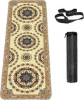 Non Slip Yoga Mat TPE Workout Mat for Men Women, Thick Workout Mat with Carrying Strap, Fitness Mats for Exercise, Yoga, Fitness, Pilates, Floor Workouts (72" x 24" x 6mm)
