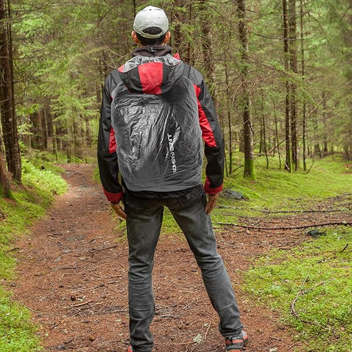 30pcs Backpack Rain Cover Waterproof - Disposable Lightweight Backpack Cover for Outdoor Hiking Air Travel for 20-55L
