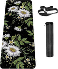 Non Slip Yoga Mat TPE Workout Mat for Men Women, Thick Workout Mat with Carrying Strap, Fitness Mats for Exercise, Yoga, Fitness, Pilates, Floor Workouts (72" x 24" x 6mm)