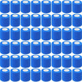 Treela 48 Pack Self Adhesive Wrap Bandage Bulk, 2 Inches x 5 Yards Self Adherent Cohesive Bandage Elastic Athletic Tape Breathable Wound Tape for Stretch Athletic Sports Wrist Ankle(Blue)