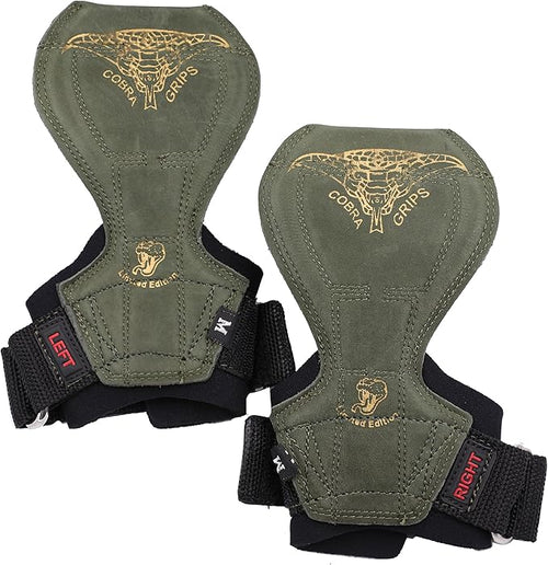 2018 Cobra Grips Flex Model Weight Lifting Gloves Heavy Duty Straps Alternative Power Lifting Hooks for Deadlifts with Padded Wrist Wrap Support Bodybuilding