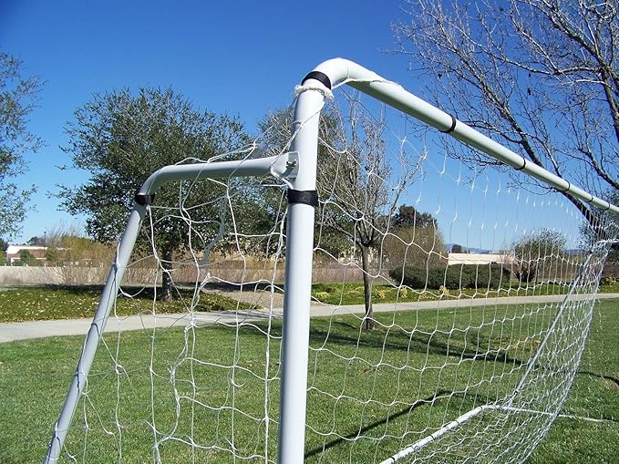 Pass 18 x 7 Ft. Official Youth Size. Heavy Duty Steel Soccer Goal w/Two Nets. Regulation Youth, League Size Goals. Professional Practice Training Aid. 18 x 7. 18x7 Foot.(2Nets), White