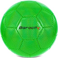 Soccer Ball - Premium Boy and Girl Official Match Ball with Cool Reflective Iridescent Rainbow Hex Pattern, Durable, Indoor, Outdoor, Training, Practice, Playtime and Games
