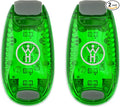 LED Safety Light 2 Pack - Nighttime Visibility for Runners, Cyclists, Walkers, Joggers, Kids, Dogs, Relays & More - Clip to Clothes Strap to Wrist, Ankle, Bike, Collar, or Just About Anywhere!