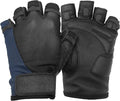 Superset Leather Workout Gloves for Weight-Lifting (Padded) Perfect for Gym Training (Breathable) Black /Size : 7 Mens XS Womens M