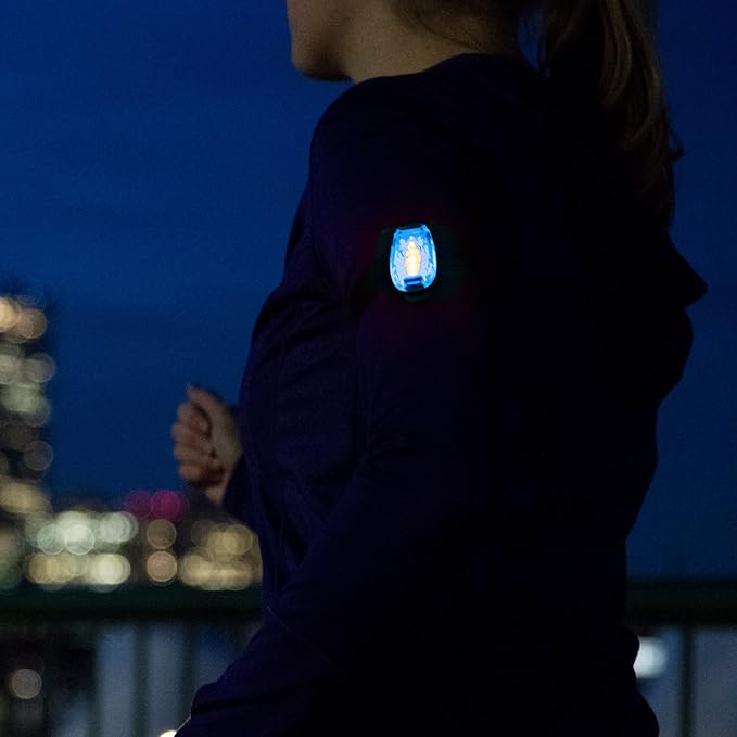 LED Safety Light 2 Pack - Nighttime Visibility for Runners, Cyclists, Walkers, Joggers, Kids, Dogs, Relays & More - Clip to Clothes Strap to Wrist, Ankle, Bike, Collar, or Just About Anywhere!
