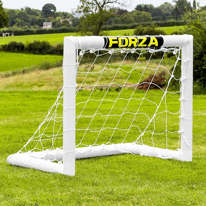 Forza Backyard Soccer Goals [9 Sizes] | Ultra-Durable uPVC Weatherproof Kids Soccer Goals | Quick Assembly – Every Goal Counts!