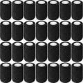Treela 64 Pack 4" x 5 Yards Self Adhesive Cohesive Bandage Wraps, Elastic Breathable Athletic Tape, Flexible Self Adherent Bandage Rolls for Wrist, Ankle, Fingers, Sports & Pets (Black)