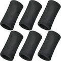 WILLBOND 6 Inch Wrist Sweat Bands for Men Women Tennis Elastic Athletic Long Sweatband Wrist Absorbent for Basketball Tennis Running Outdoor Activity