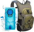 Everfun Hydration Backpack 18L with Water Bladder 2L/3L Hiking Water Backpack Women Men Hydration Pack Insulated Lightweight Day Hydropack with Storage for Hiking, Biking, Running, Festival